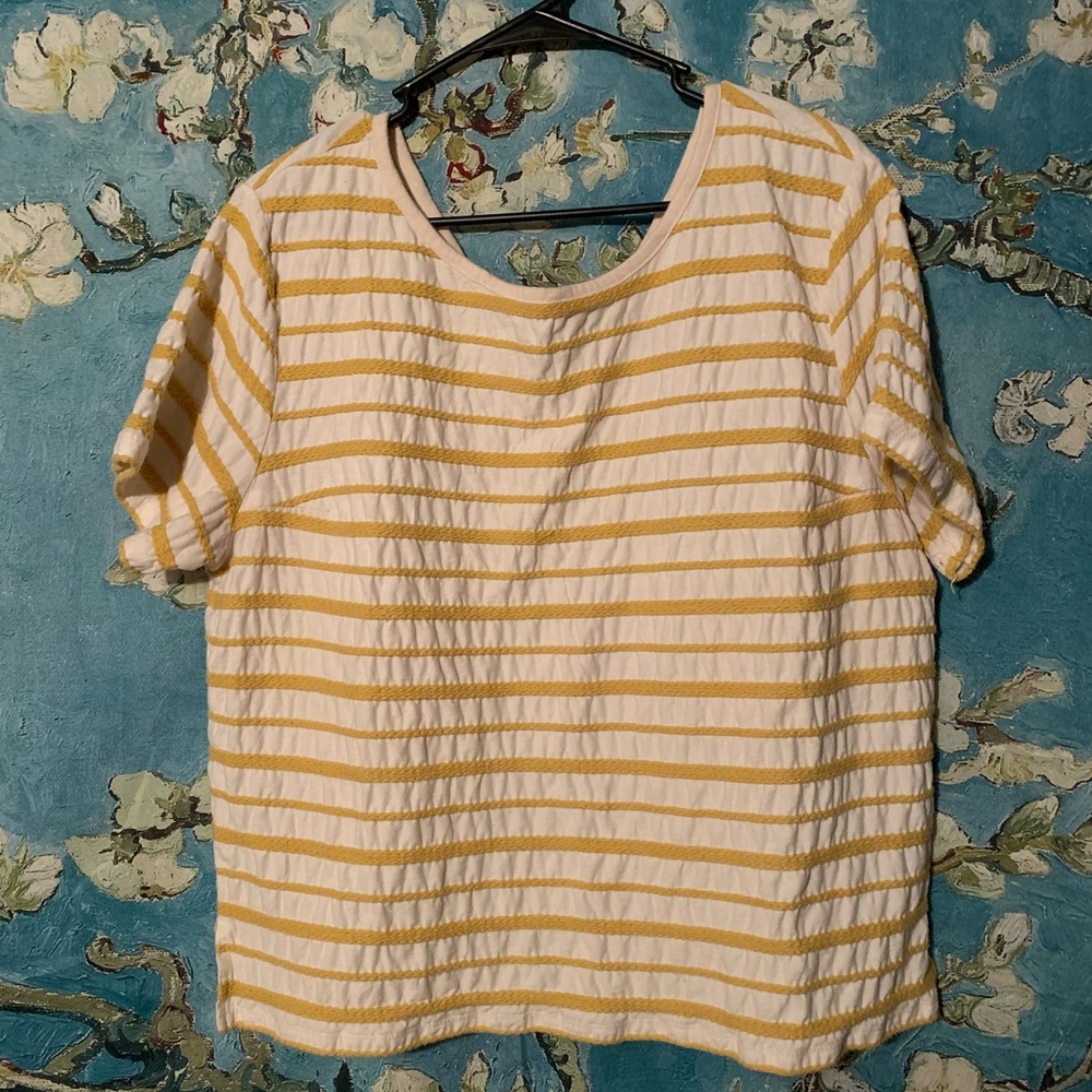 ON button-back oversized shirt